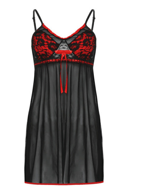 Plus Size Suspender Skirt Pajamas Nightdress seductive