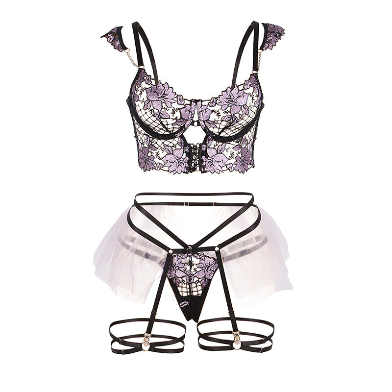 Plus Size Lace Jumpsuit Pajamas seductive Lingerie