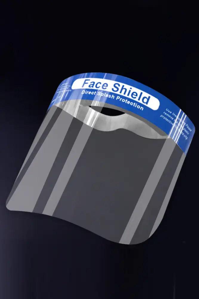 Blue Clear Protective Face Shield