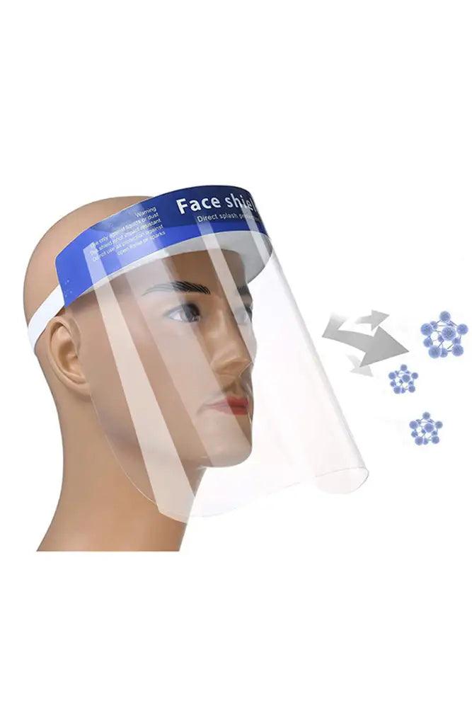 Blue Clear Protective Face Shield