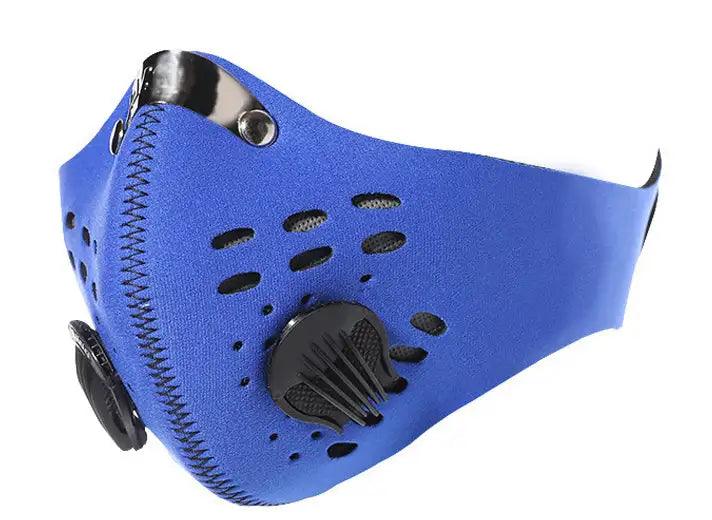 Royal Blue Respirator Protection Filter Reusable Face Mask - Babewear