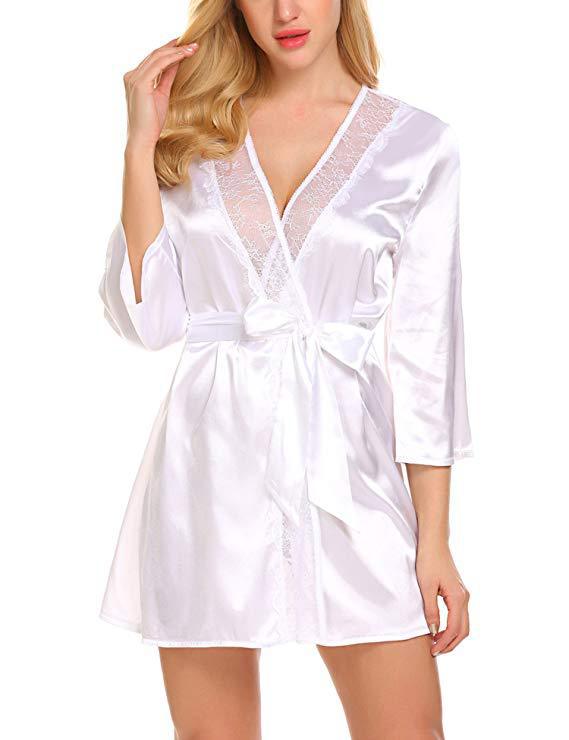 Plus Size Lace Nightgown seductive Lingerie Suit