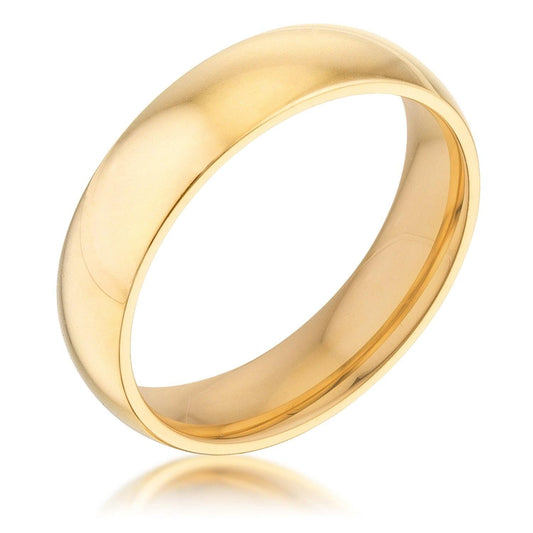 5 mm IPG Gold Stainless Steel Band - Babewear