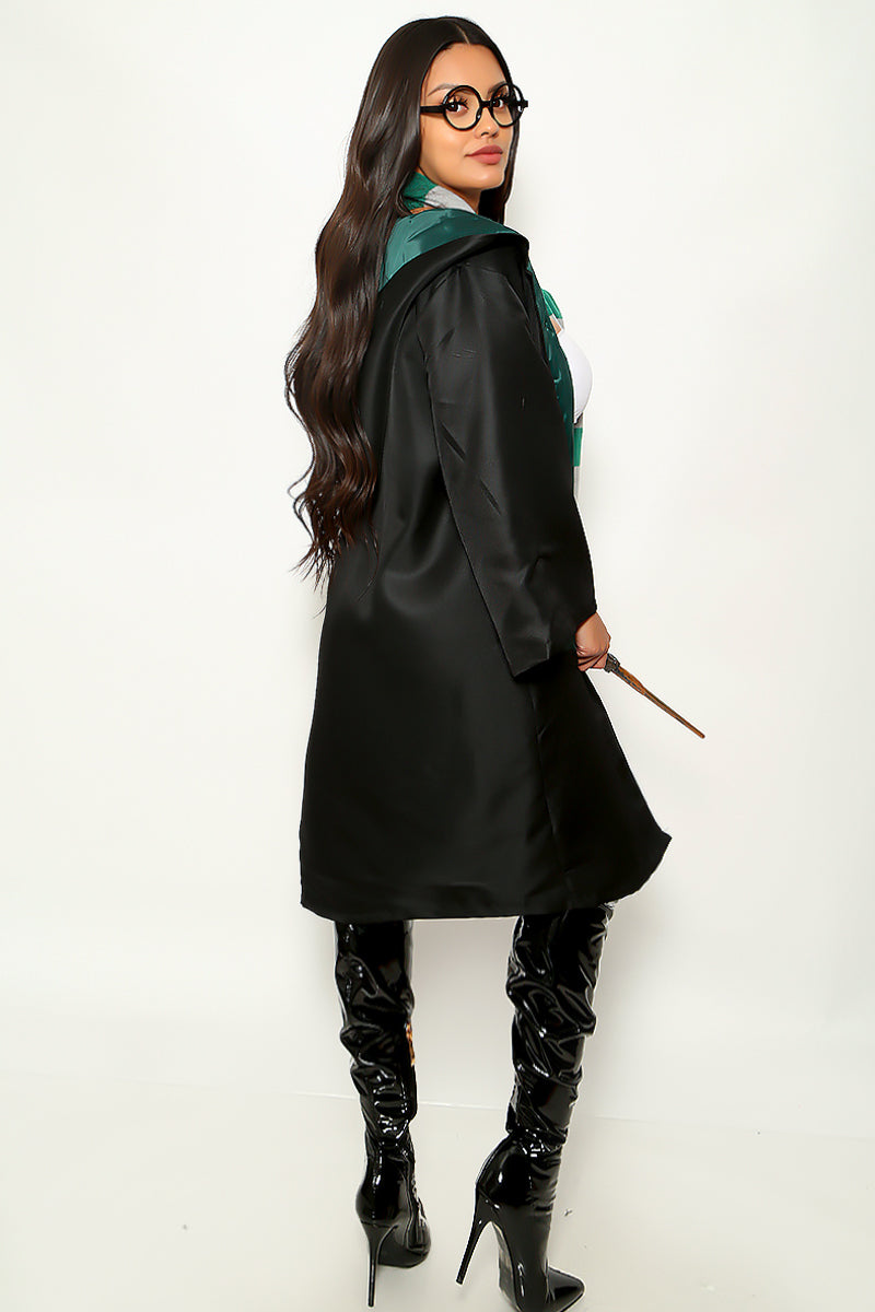 Green Sexy Wizard 3 Piece Harry Halloween Costume