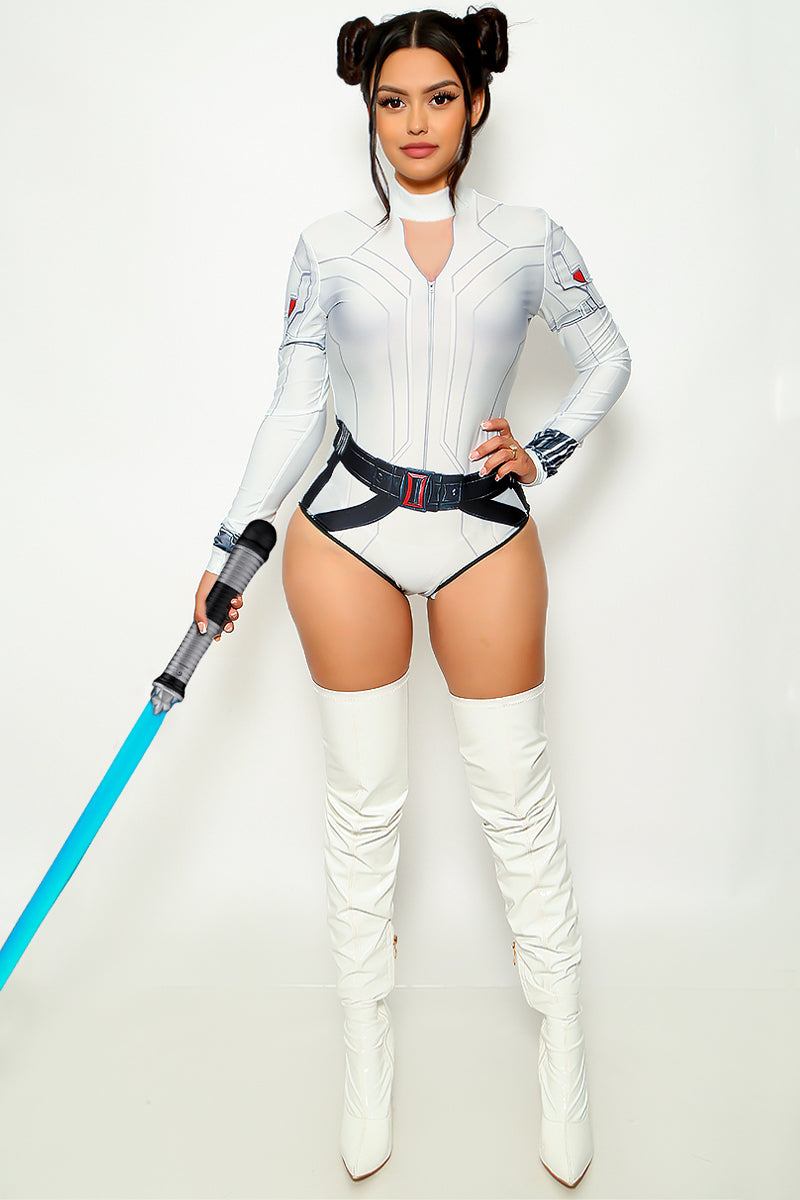 Cosplay Sexy Long Sleeve Star Movie Character Princess Costume