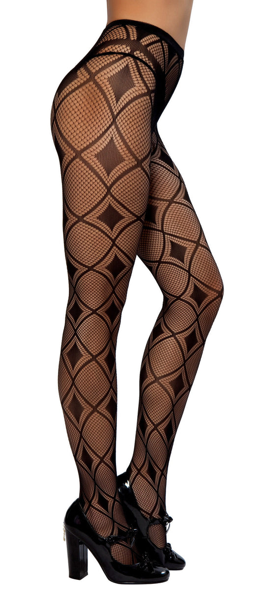 PH102 Diamond Print Pantyhose