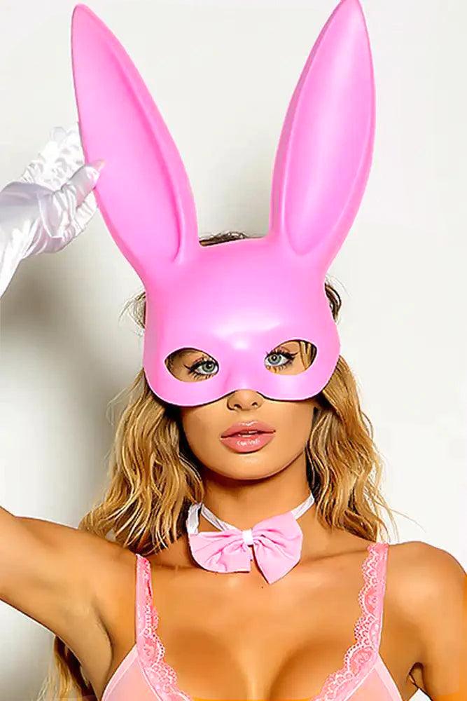 Barbie Pink Bunny Mask Costume Accessory