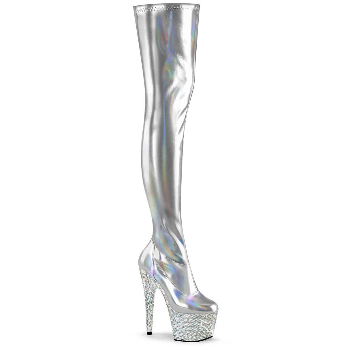 BEJEWELED-3000-7 Sexy Thigh High Boots