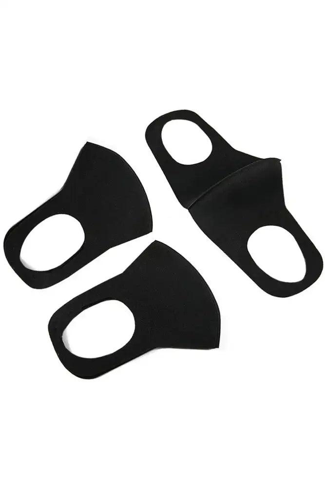 Black Breathable Reusable Face Mask