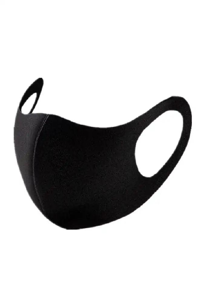 Black Breathable Reusable Face Mask