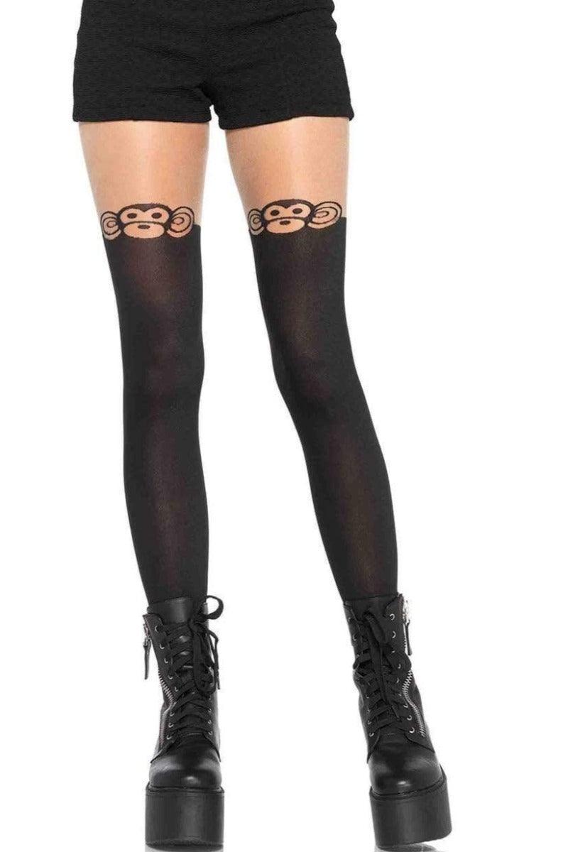 Black Nude Monkey Business Tights