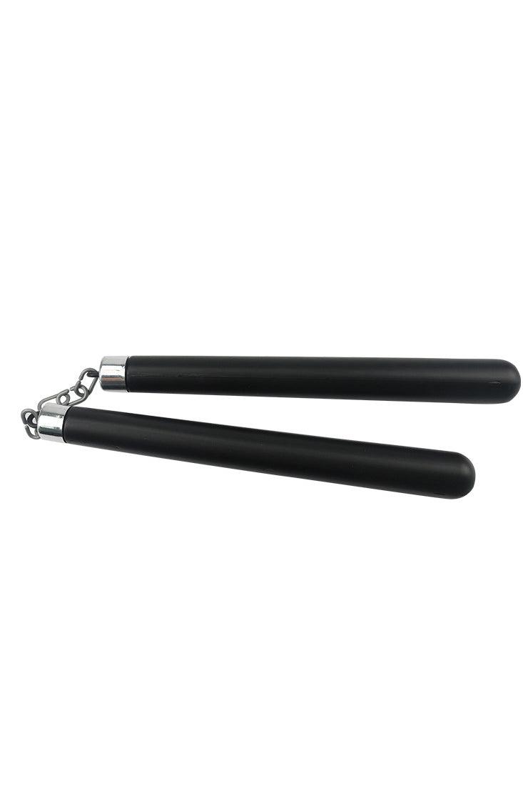 Black Silver Ninja Dagger Nunchucks Costume Accessory