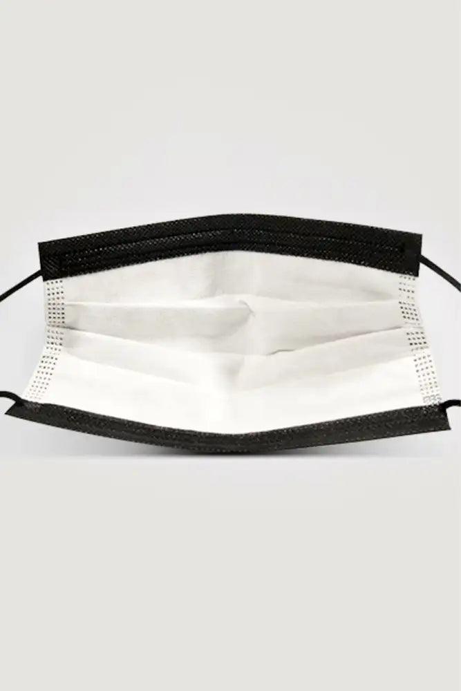 Black Surgical 3 Layer Disposable 20 Piece Face Mask