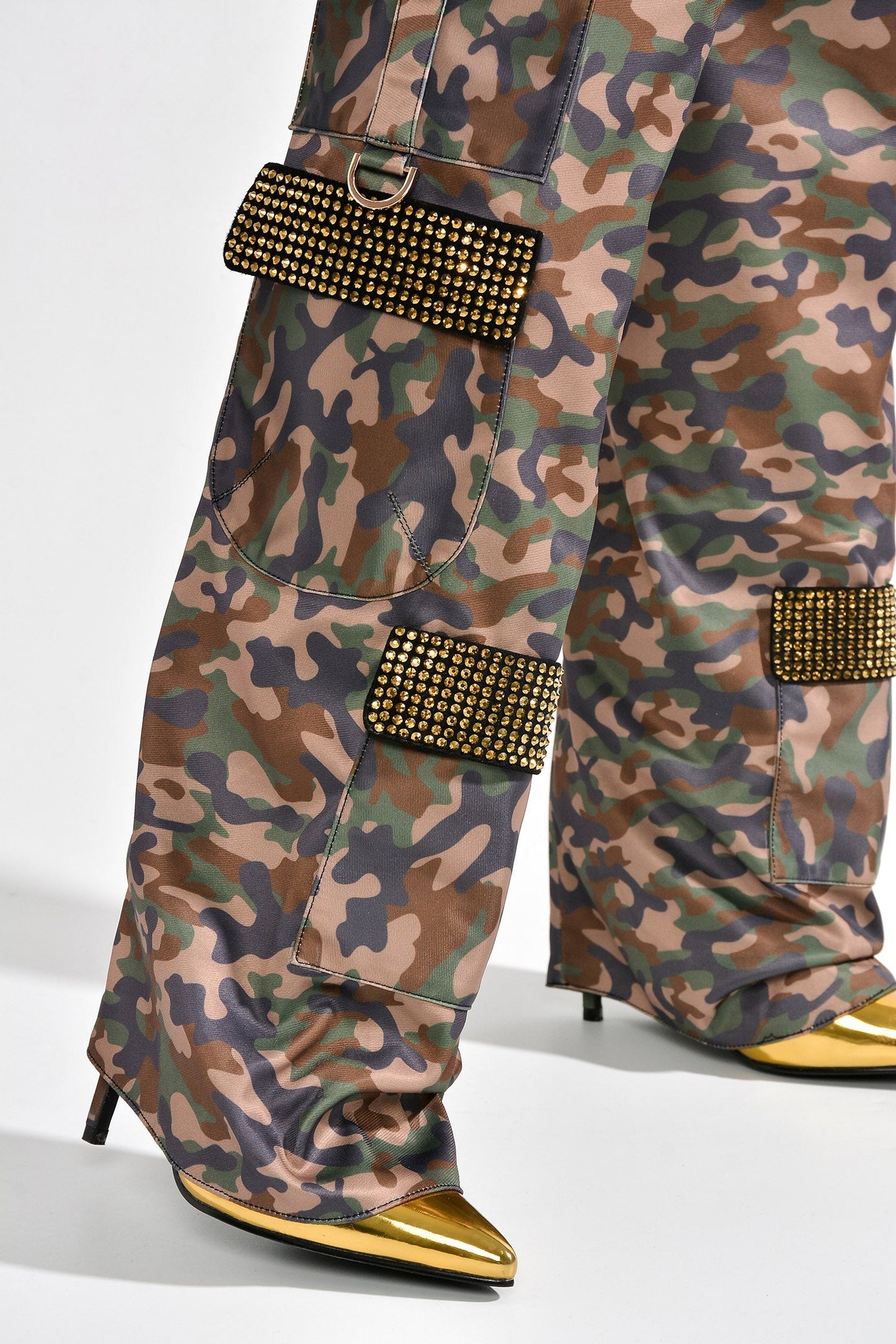 BUNNO - CAMOUFLAGE Thigh High Boots