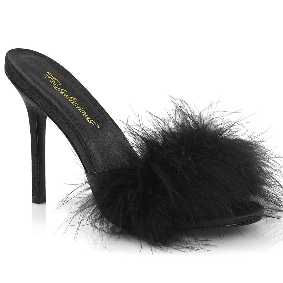 CLASSIQUE-01F Sexy Fur Heels