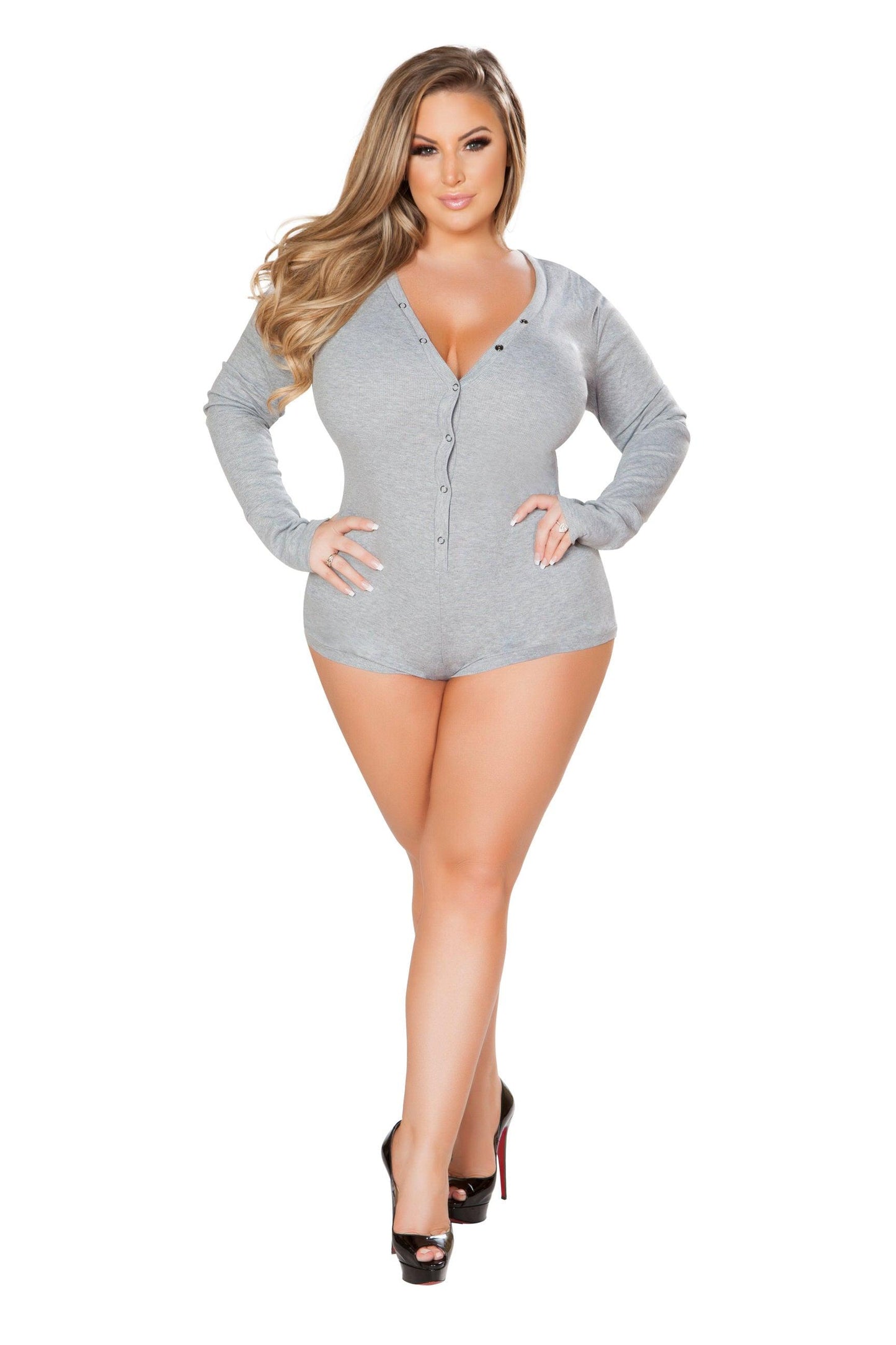 LI211 - Cozy and Comfy Sweater Romper - Babewear