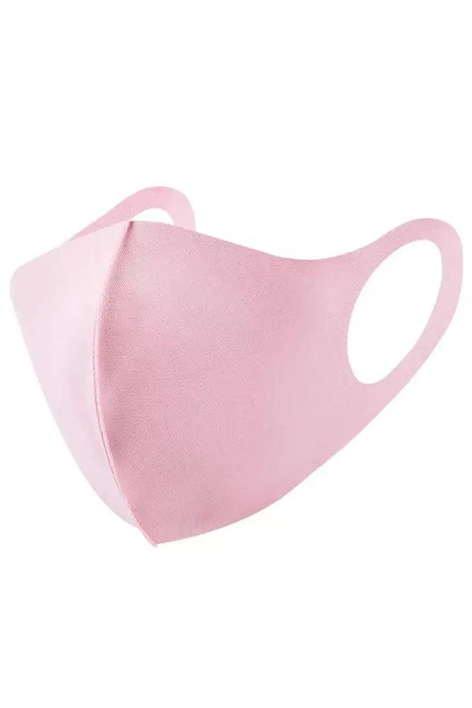 Light Pink Breathable Reusable Washable 3 Piece Face Mask