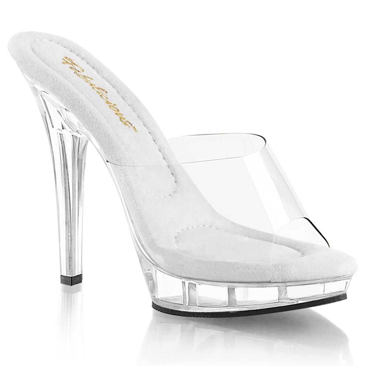 LIP-101 Sexy Clear Strap Heels