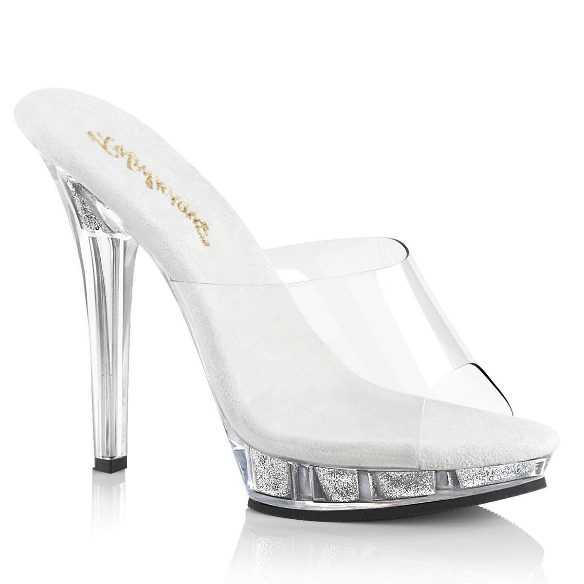 LIP-101 Sexy Clear Strap Heels