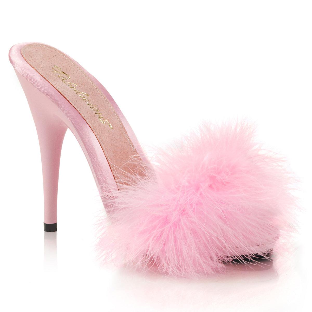 POISE-501F Sexy Fur Heels