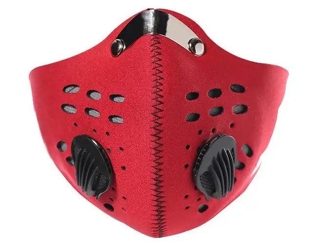 Red Respirator Protection Filter Reusable Face Mask - Babewear