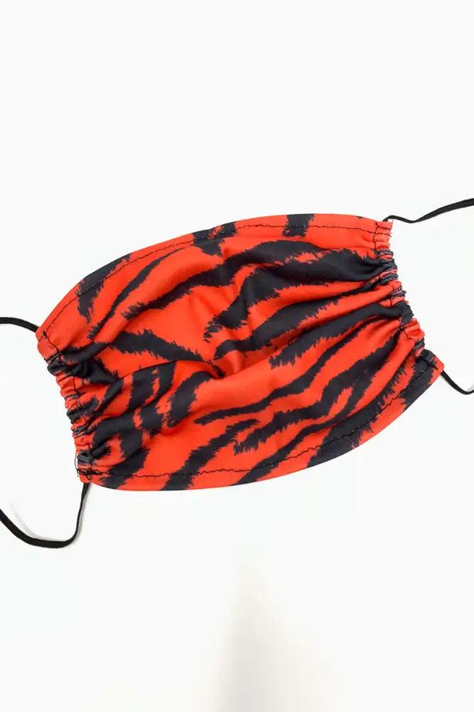 Red Zebra Print Reusable Face Mask