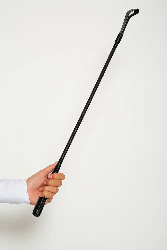 Sexy Black Faux Leather Riding Crop Whip