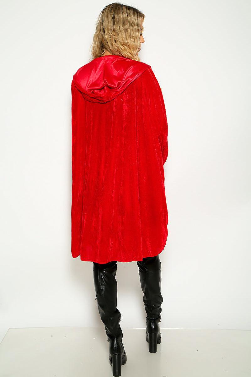 Sexy Little Red Riding Hood Dress Cape 2 Pc Costume