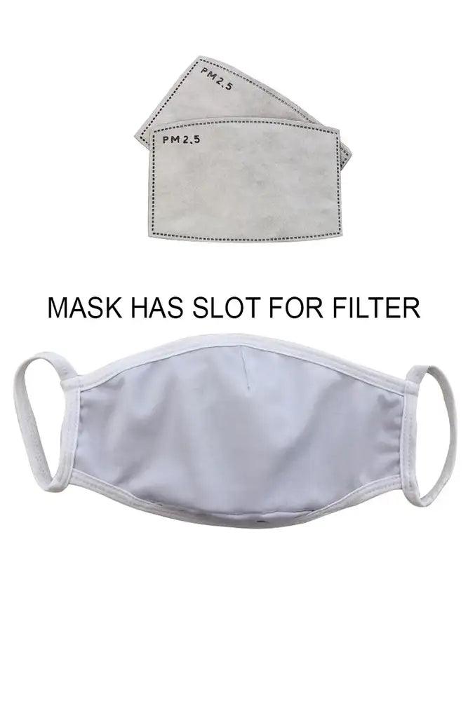 White Stretchy Reusable Face Mask